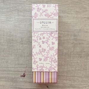 Lollia Relax Dry Body Oil - Pink Floral